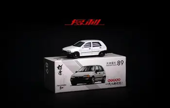 

ToYi 1/64 DAIHATSU CHARADE 89 White Diecast car Model Collection Toy Gift
