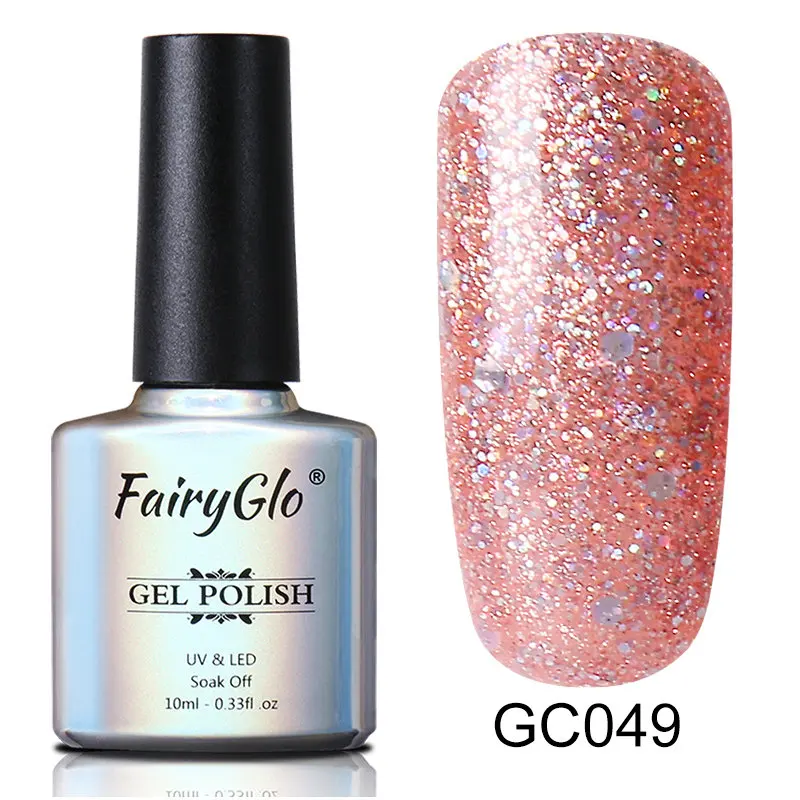 FairyGlo 10 мл неоновый Гель-лак для ногтей впитывающийся Блестящий Гель-лак Полупостоянный УФ-гель для ногтей лак для ногтей - Цвет: FGC049