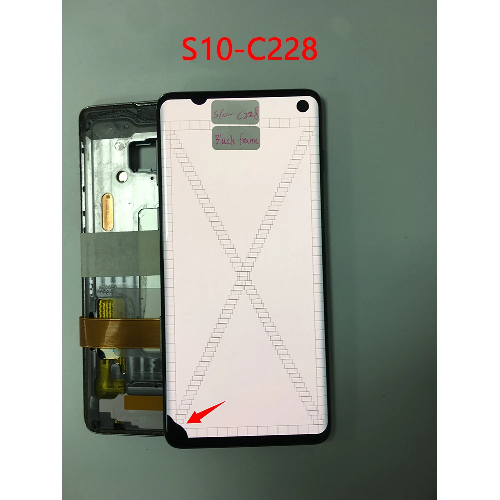 6.1&quot Super AMOLED LCD For SAMSUNG Galaxy S10 G973 SM-G973F/DS G973U G973F With Dead Spot Display Touch screen Digitizer Assembly |