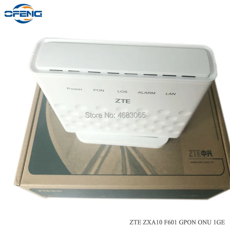 Бесплатная доставка ZTE 1GE Port F601 gpon ont совместим с huawei zte olt английская