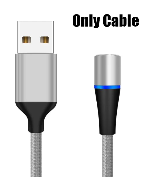 Магнитный usb-кабель для быстрой зарядки USB type C кабель магнитное зарядное устройство для зарядки данных Micro usb кабель мобильного телефона кабель USB шнур - Цвет: Color 7