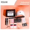 ROSALIND Manicure Set Nail Gel Kit For Nails Semi Permanent Hybrid Varnish Base Top Coat Nail Polish Set With Good Pack 1
