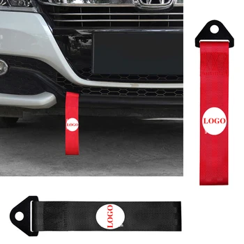 

Towing Rope Nylon trailer Tow Ropes Car Tow Eye Strap For Volkswagens VWs CC T-ROC Golf 4 5 6 7 Sharan 7N Passat B5 B6 B7 EOS R