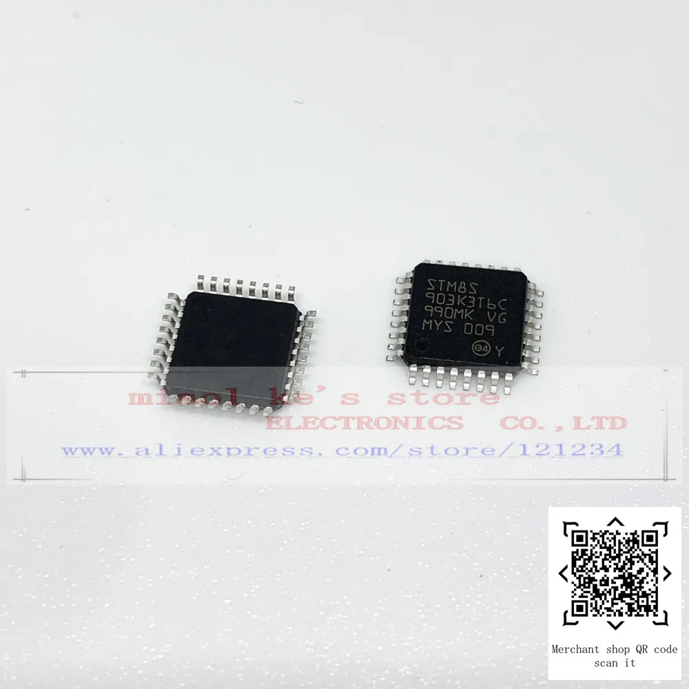 [5 шт.] 100% Новый оригинал: STM8S903K3T6CTR STM8S903K3T6C STM8S903K3T6 STM8S 903K3T6C - IC MCU 8BIT 8KB FLASH lfp 32 QFP |