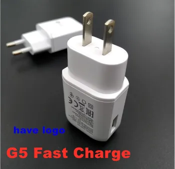 

Original quality Fast Charge Usb Wall Charger EU/US L G G5 v10 v20 G3 G2 G4 Q ualcomm Quick Charge 2.0 Travel AC Adapter