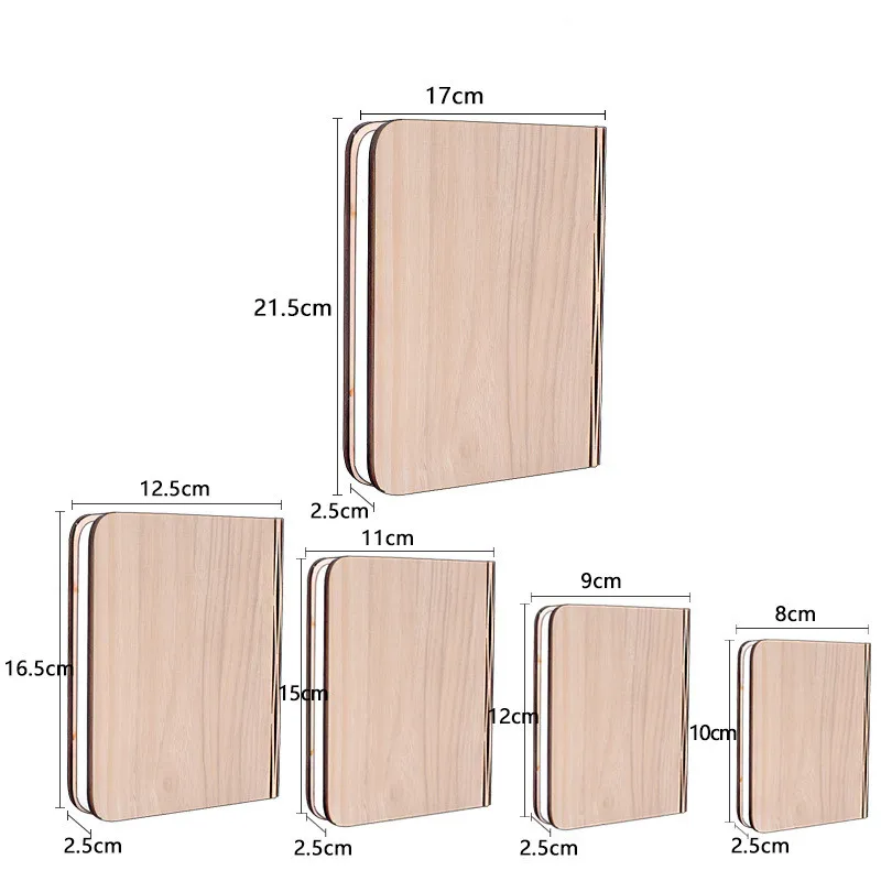 Деревянная лампа для чтения с подзарядкой от USB складной светодиодный ночник