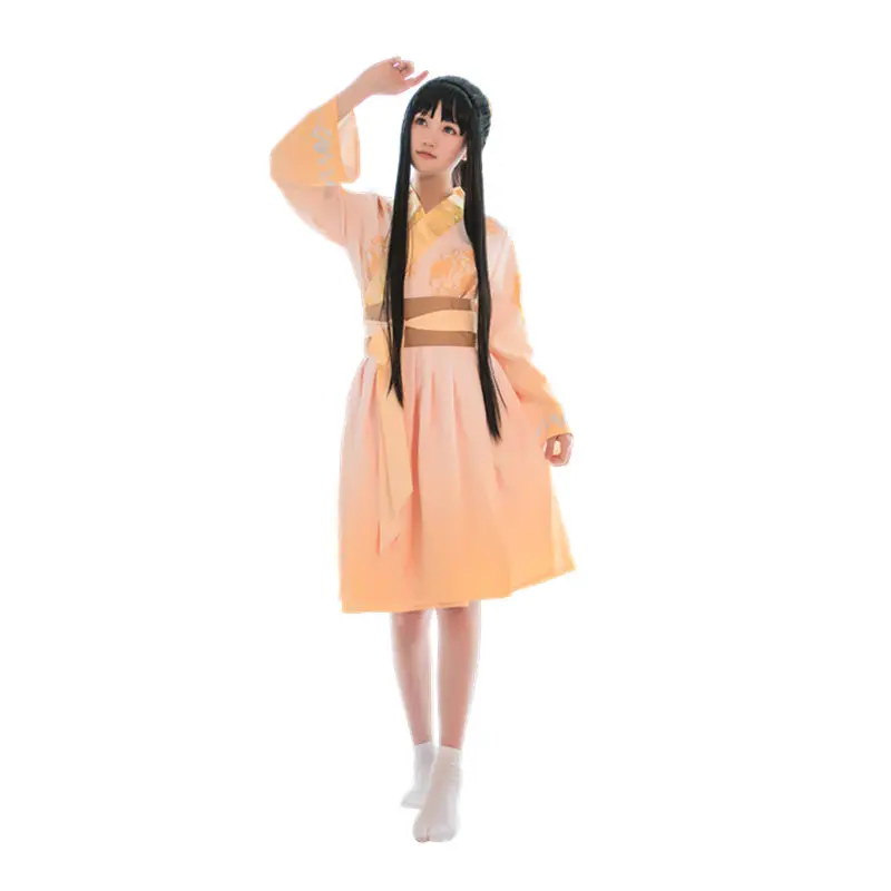 Mo Dao Zu Shi Jin Ling, костюмы для косплея, аниме, сериал, косплей, hanfu, костюм, полный комплект, костюмы на Хэллоуин для женщин/мужчин, взрослых - Цвет: costume without wig