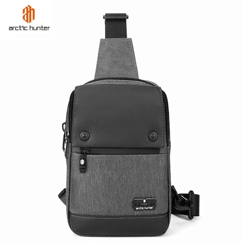

ARCTIC HUNTER Chest Bag Pack for Men Fit 11 Inch Ipad Waterproof Men's Sling Bags Short Trip Business Messenger Bag Bolsos