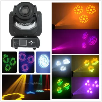 

E-(2pcs/lot) LED spot 90w rainbow gobos effect led moving head spot light