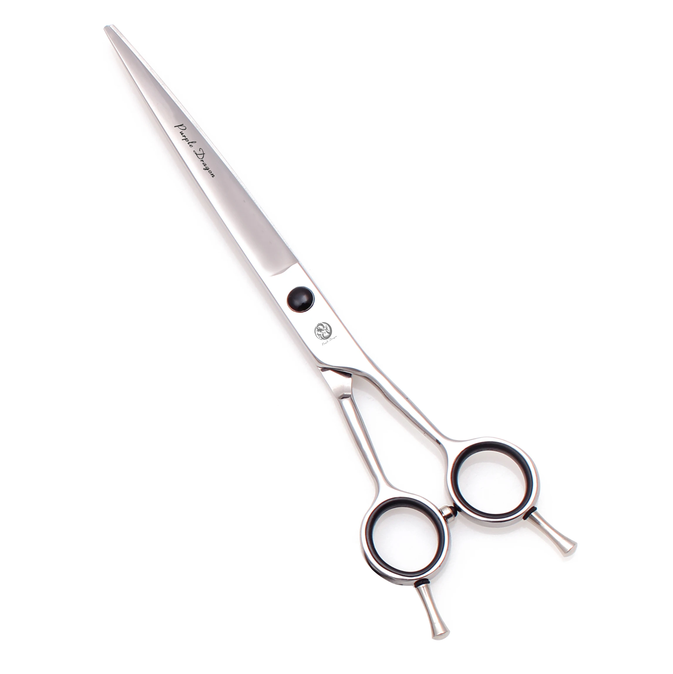 Dog Grooming Scissors Dog Grooming Scissors 5.5" 6" 7" 8" Purple Dragon Stainless Cat Straight Scissors Professional Pet Animal Shears Z1027