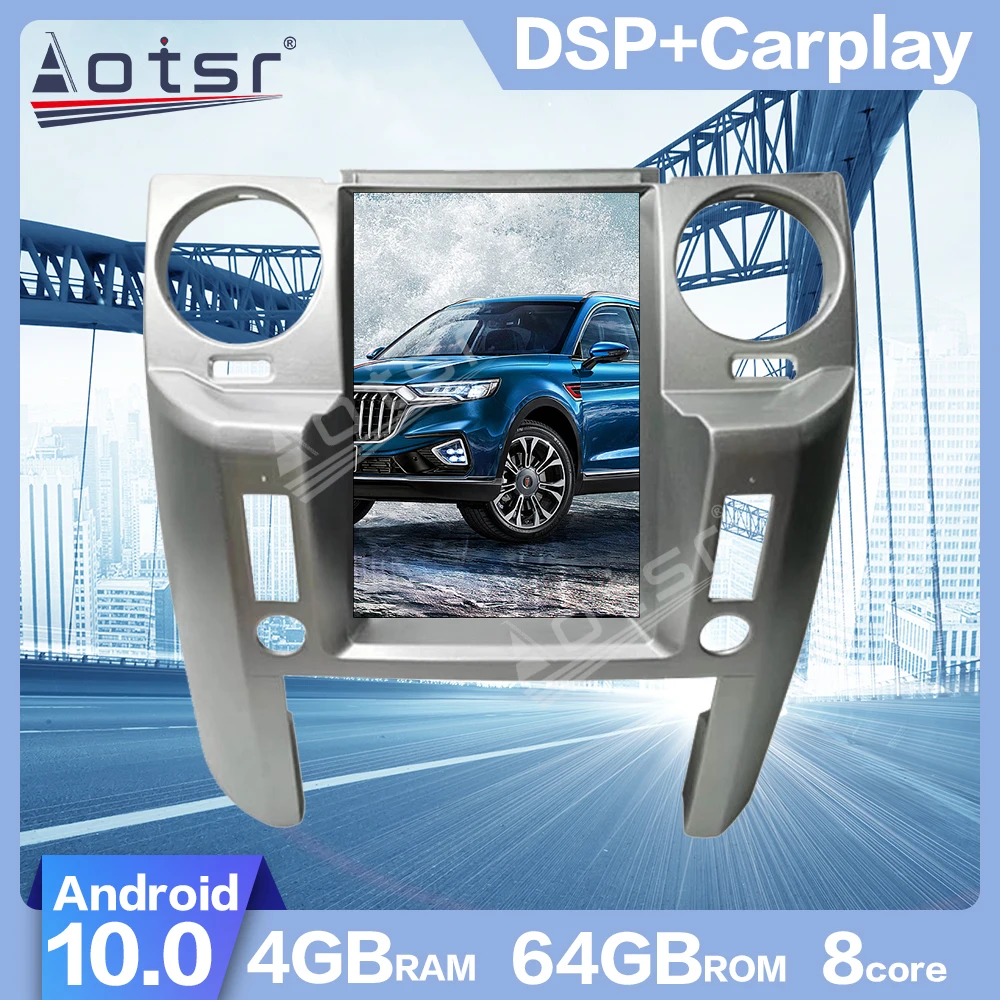 

AOTSR For Land Rover Discovery 3 Android 10.0 Tesla style Car GPS Navigation Multimedia Player Radio HD Carplay