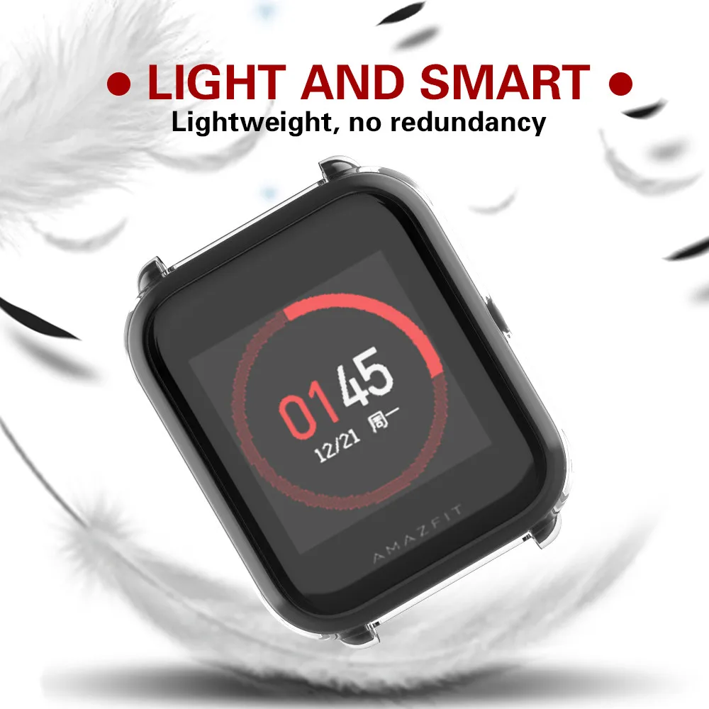5 шт. Универсальный защитный кожух для Amazfit Bip Lite чехол для часов ударопрочный ТПУ бампер для Huami Amazfit Bip легкий протектор