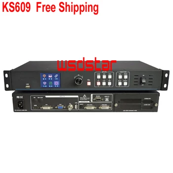 

KS609 LED Video Processor Input USB/HDMI/DVI/VGA/CVBS 1920*1200 LED rental screen video processor LVP100 Novastar VS1 Hot Sales Free Shipping