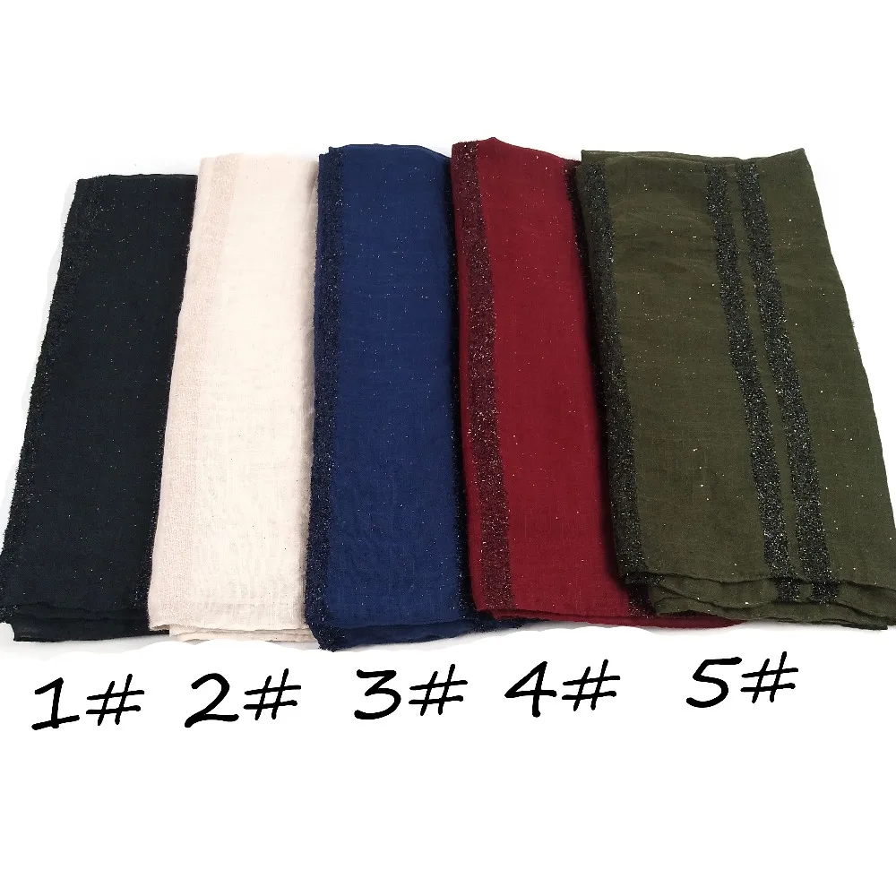 L12, 10 шт., Высококачественная блестящая хлопковая вискоза, хиджаб, шаль-шаль, шарф со складками, длинный макси-головной убор, можно выбрать цвета