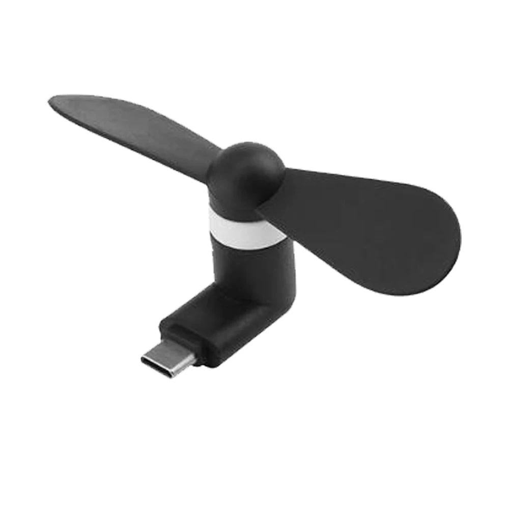 Золотой Протефеуиль мини мобильный сотовый телефон USB Вентилятор Кулер для ноутбука охлаждающий гибкий для Iphone 8 Android портативный Led часы микро адаптер - Цвет: Золотой