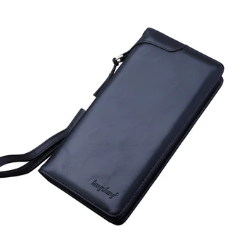 

New retro multifunctional long wallet male multifunctional can put mobile phones multi-card trend trend men's long handbag tide