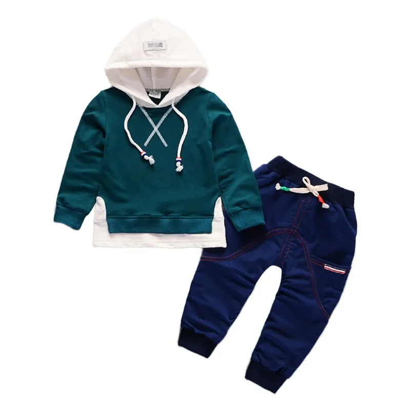 Комплекты одежды для малышей Детская Одежда Осенние комплекты для малышей футболки с длинными рукавами и рисунком+ штаны Одежда для мальчиков