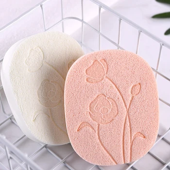 

NEW Natural Sponge Facial Peeling Wash Cleansing Makeup Removal Sponge Cosmetic Puff Flutter Sponge Skin Care Cleanser Tools N.w