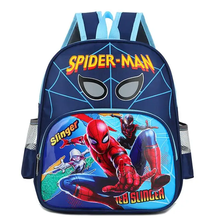 Mochila escolar de Disney para niños, morral escolar de Spiderman