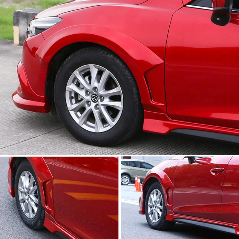 CEYUSOT для автомобильных аксессуаров, комплект кузова mazda 3-, Мазда 3, внешний вид автомобиля, Специальный ABS материал, автомобильный Широкий кузов, комплект 4 шт