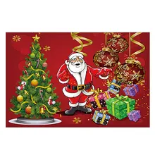 Рождественский коврик для ванной комнаты, рождественские коврики для гостиной, спальни, нескользящий ковер, Рождественское украшение, великолепный цвет рисунка