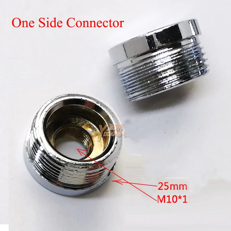 Dia25mm Female Thread Metal Hollow Tube Chrome/Gold/Black Color Double Heads Inner Tooth Tube Pipe Lighting Accessories led lamp accessories