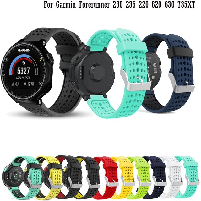 Silicone Smart Watch Band Straps For Garmin Forerunner 735xt