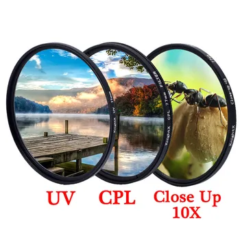 

KnightX UV CPL ND Star variable Camera Lens Filter For canon sony nikon 500d dslr 700d d3300 50d photo 52mm 55mm 58mm 67mm 77mm