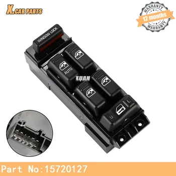 

15720127 Power Window Master Control Switch Front Left For Chevrolet Tahoe Yukon Suburban 2000-2002 15062650