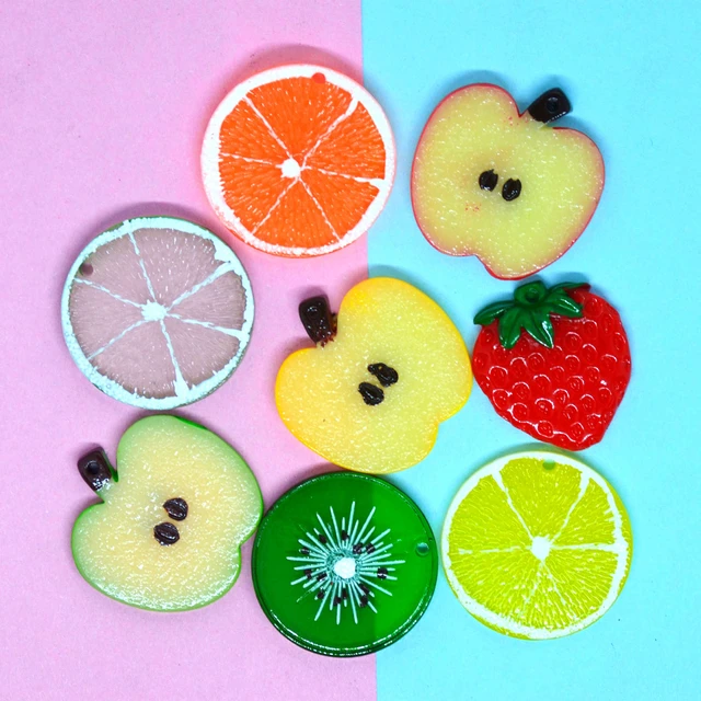 Orange Slice fruit felt shapes - American Felt & Craft