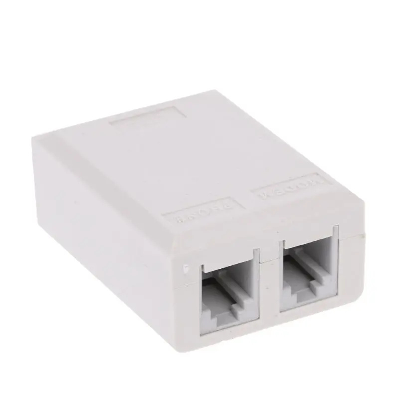 5 шт./лот телефонная линия RJ11 ADSL модем микрофильтр сплиттер Прямая