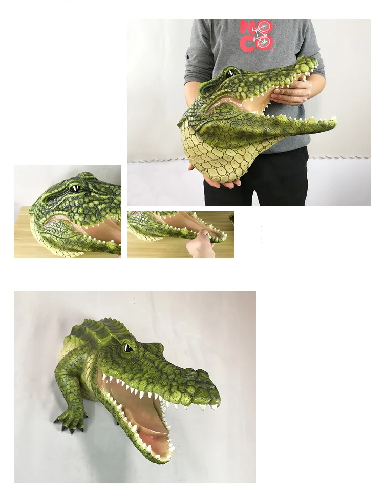 Аксессуары для украшения статуи дома Винтаж голова динозавр скульптура гостиной