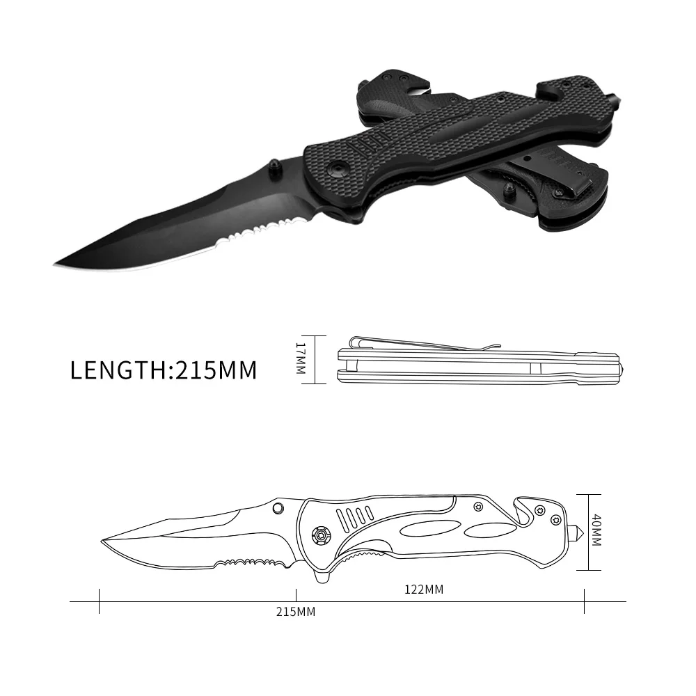 Folding Knife G10 Multifunction Outdoor Camping Pocket Survival Tactical Military Knife Damascus Steel EDC Multi Tool Karambit