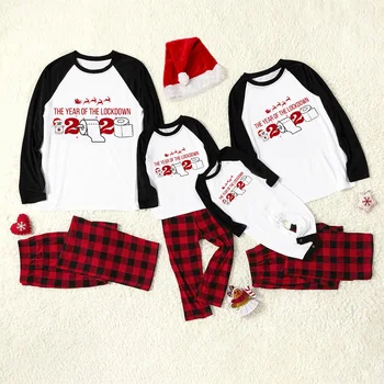 

Mom Deer Tops Blouse Pants Family Pajamas Sleepwear Christmas Outfits Set Family Matching Clothes Navidad Family New