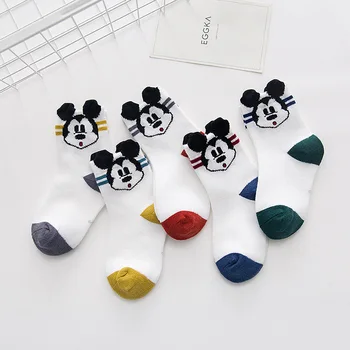 

5 Pairs Children's Socks Winter Warm Baby Boys Socks Cartoon Mickey Infant Toddle Kinds Baby Socks Lot 1 To 3year Dropshipping