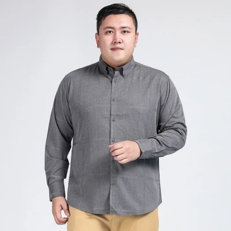 Большие размеры 8xl 7xl 6xl Новая Осенняя модная брендовая мужская одежда мужская рубашка с длинными рукавами мужская хлопковая повседневная мужская рубашка соцовый плюс размер