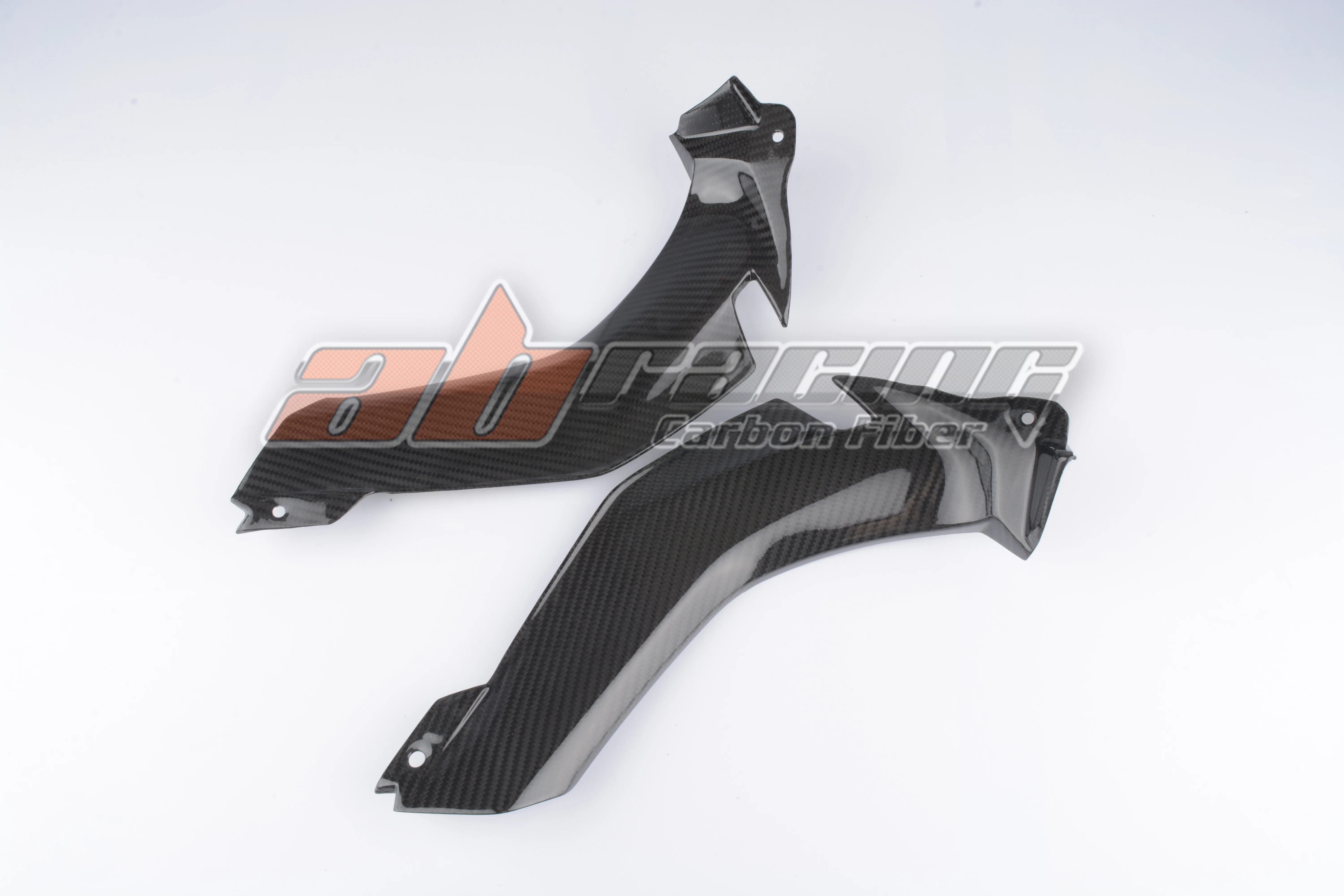 Верхний Обтекатели для Kawasaki ZX10R 2011 2012 2013 полностью из углеродного волокна, твил