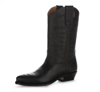 

Men's Shoes New for 2020 High Quality Men Pu Leather WesternBoots Male Vinage Classic Motorcycle Boots Soulier Homme 4M545