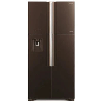

Refrigerator Side by Side Hitachi R-W 662 PU7X GBW brown glass