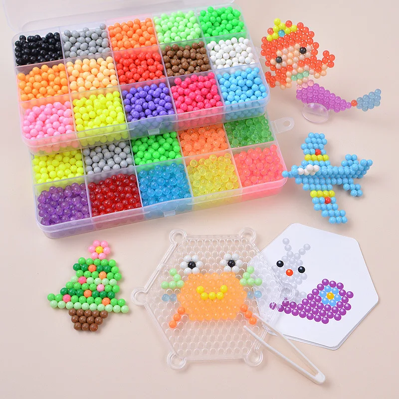 Games Children Hama Beads, Aquabeads 3d Tier Set