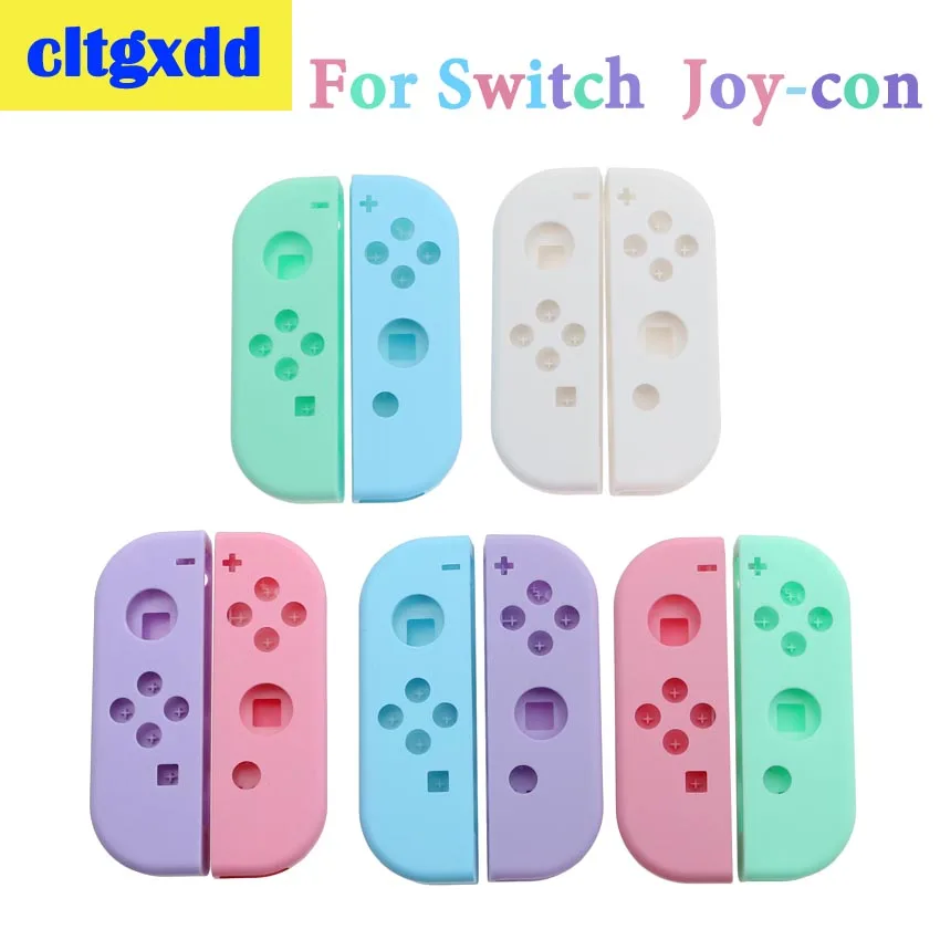 

1 Pair=2pcs DIY color shell accessories for Nintend Switch NS Joy Con Replacement Housing Shell Cover Controller Case Green Pink