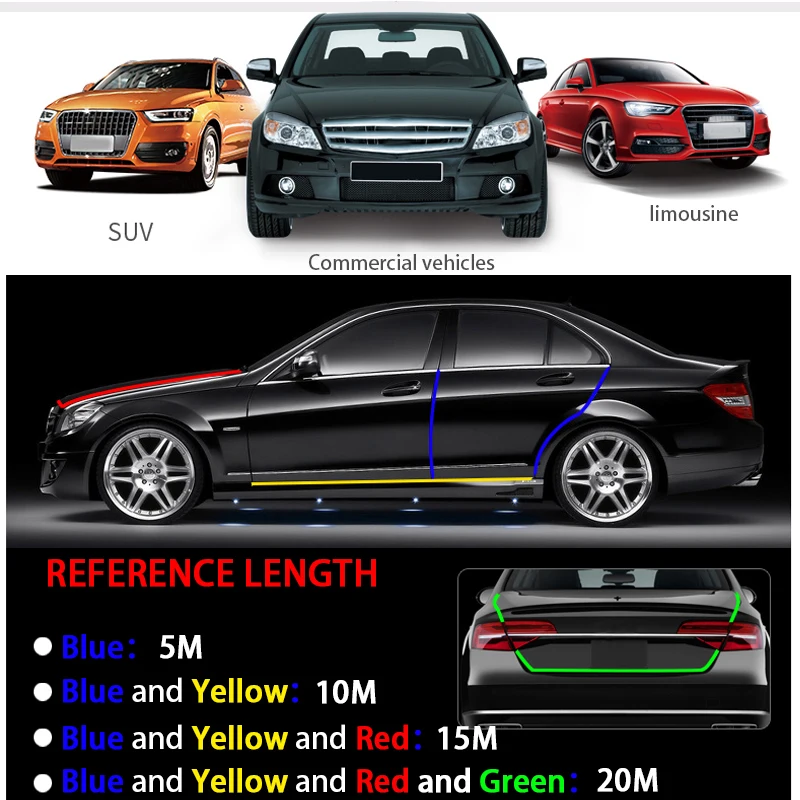 PVC Car Door Anti Scratch Strip Protector