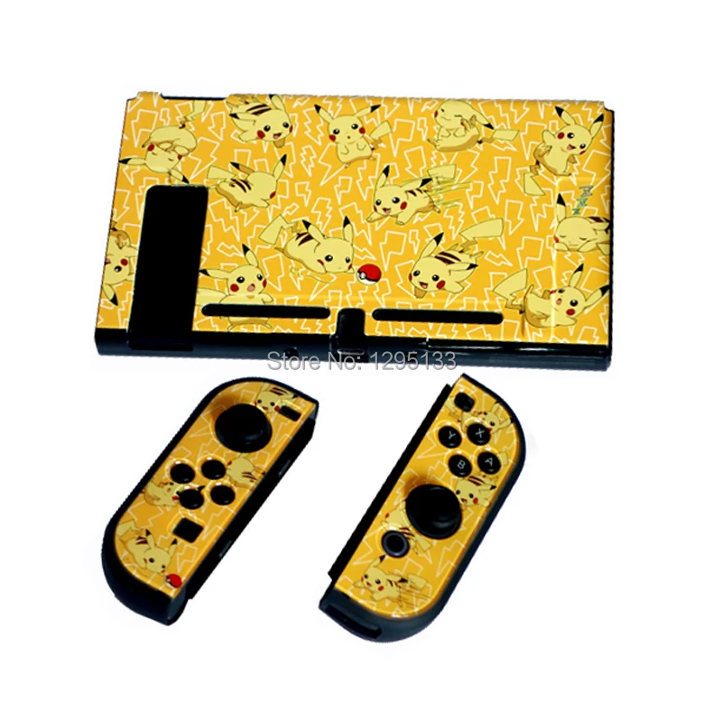 DIY Пластиковый защитный чехол-накладка жесткий чехол-накладка для Nintendo Switch игровая консоль протектор для Nintendo Switch Joycon контроллер - Цвет: A803