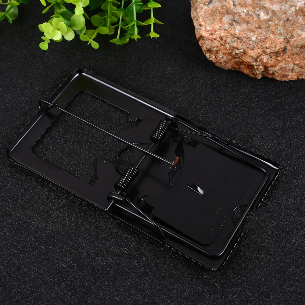 Mice Catcher Rat Trap Mouse Trap-Easy Spring Black Effective Mousetrap Accessories Tools