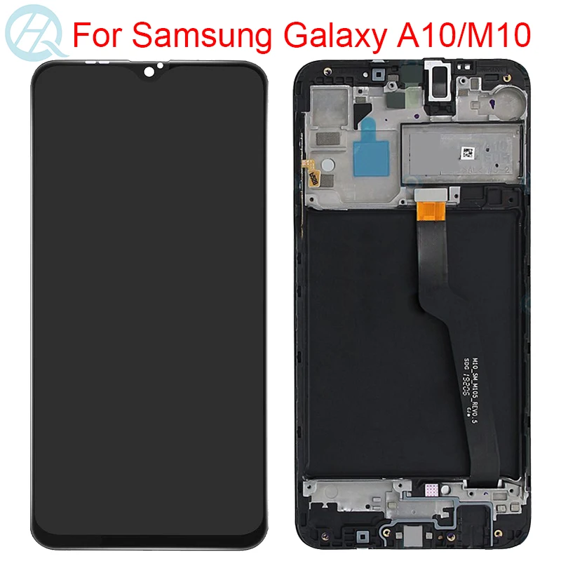 Оригинальный ЖК дисплей для Samsung Galaxy A10 A105 M10 с рамкой и сенсорным экраном 6 2 дюйма SM A105F A105F/DS экран в