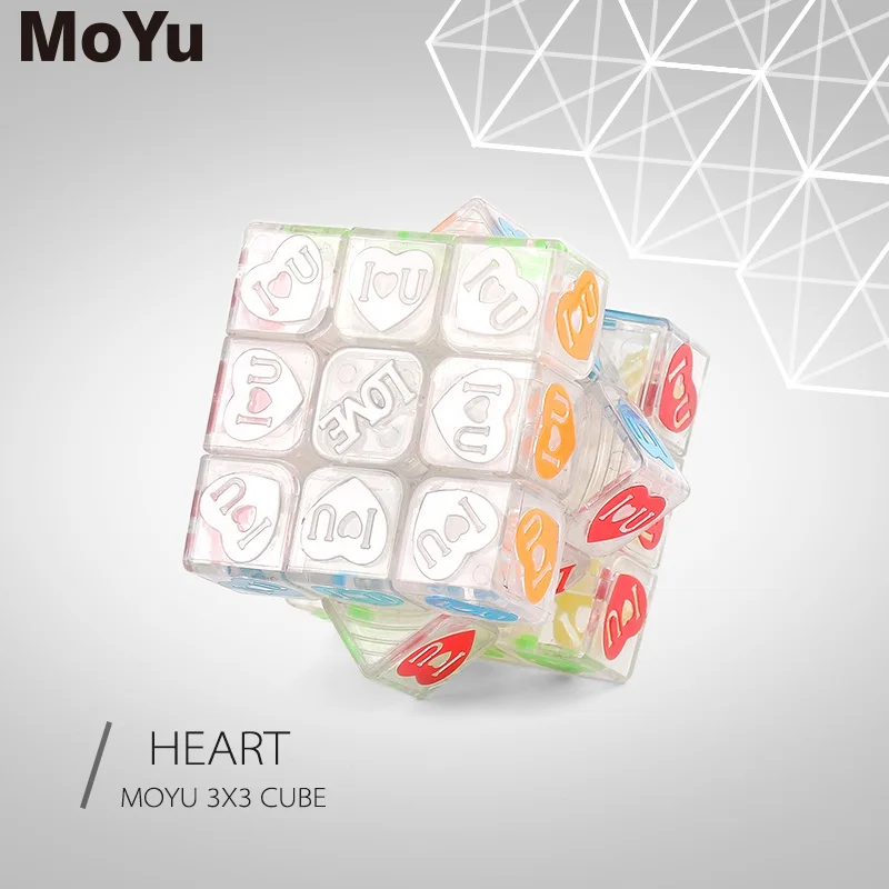 Высокое качество, MoYu Crystal, 3x3x3, магический куб, куб, класс, 3x3, скоростная головоломка, рождественский подарок, идеи, детские игрушки