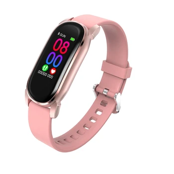 

YD8 Smart Bracelet Blood Pressure Heart Rate Temperature Fitness Tracker Sport Wristband Watch For IOS Android