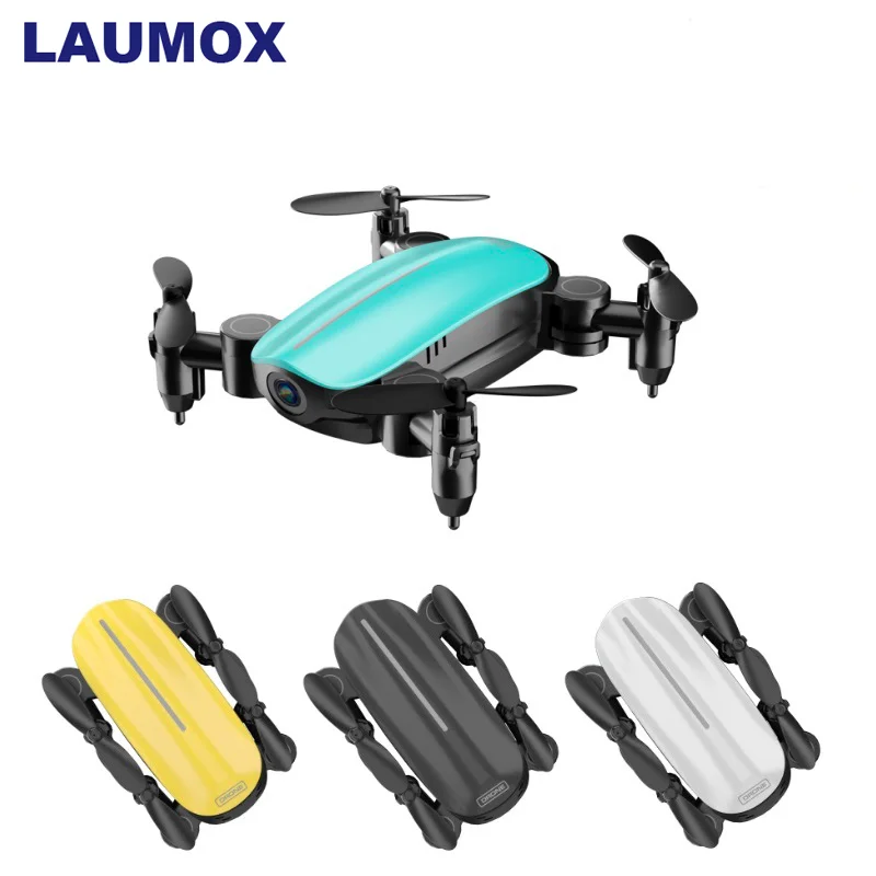 

LAUMOX T10 RC Drone With HD Camera Mini Drone WiFi FPV Foldable Quadcopter Helicopter Headless Mode Altitude Hold Selfie Drones