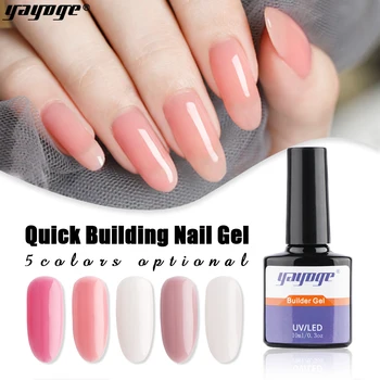 

Yayoge 10 ml Poly Builder Gel Quick Building Acrylic Poly Nail Gel Nail Polish for Nail Art UV Builder Gel Lacquer Soak Off