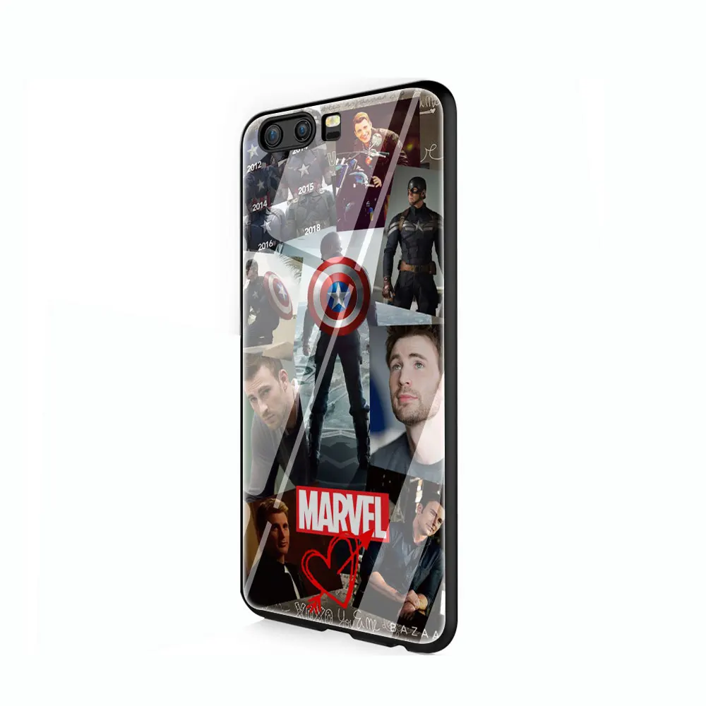 Чехол из закаленного стекла с рисунком Marvel чехол для Huawei P10 P20 P30 mate 20 Honor 9 10 Lite Pro 7A 8X P Smart - Цвет: G11